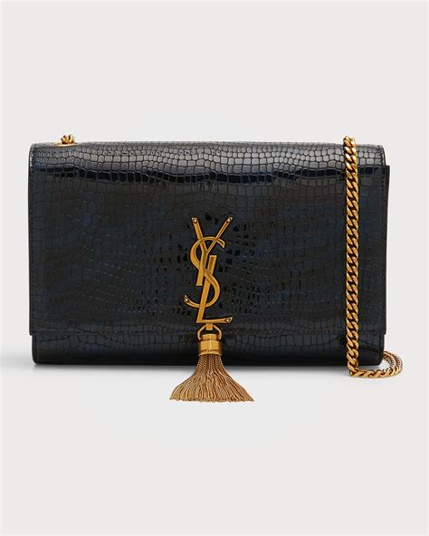 ysl crocodile tassel|KATE SMALL TASSEL IN CROCODILE.